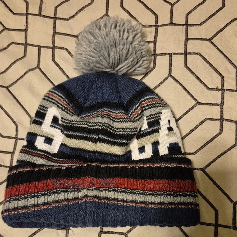 Mitchell & Ness Blue and Gray Cavaliers Beanie